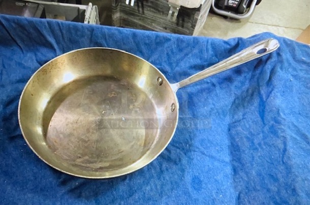 One Stainless Steel  11 Inch All Clad Saute Pan. 