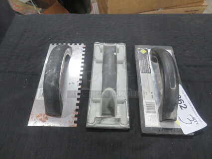 Assorted Grout Floats. 3XBID