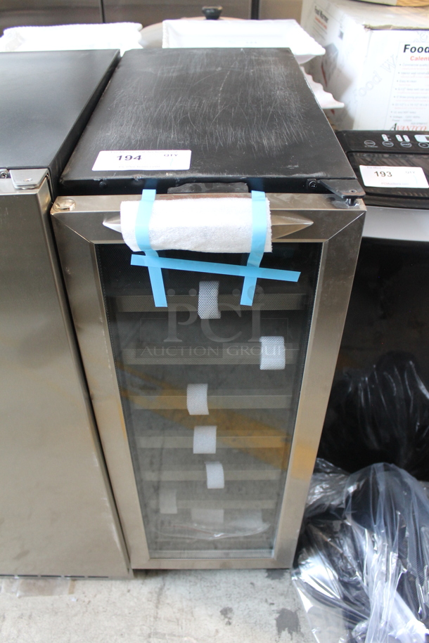 BRAND NEW SCRATCH AND DENT! Danby DWC276BLS Stainless Steel Commercial 27 Bottle Capacity Wine Chiller Cooler Merchandiser. 115 Volts, 1 Phase. Tested and Working! - Image 1 of 10