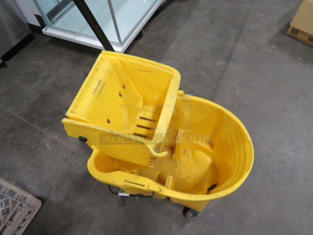 One Rubbermaid Mop Bucket And Wringer.  - Image 2 of 2