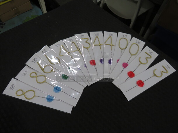 One Lot Of Assorted Sparkle Wand Candles. - Image 1 of 2