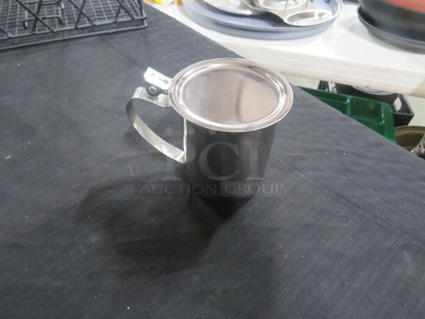 NEW 10oz Stainless Steel Creamer.  3XBID - Image 1 of 1