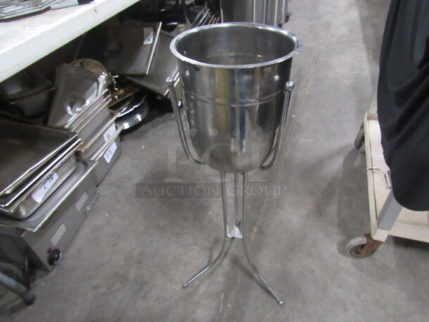 One Wine/Champagne Bucket With Stand.