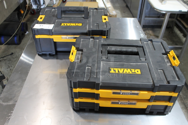 DeWalt Black and Yellow Poly Toolbox w/ Contents. - Image 6 of 6