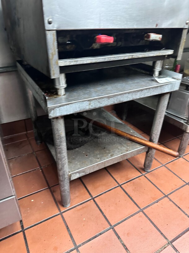 Commercial 22 Inch Heavy Duty Equipment Stand Great for the Chair Broiler item 9 - Image 1 of 4