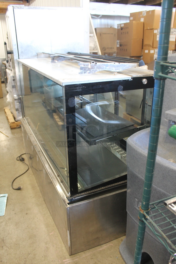 Yukon YRDC-FG-72 Commercial Stainless Steel Flat Glass Refrigerated Display Case. 115V. Tested and Does Not Power On - Image 2 of 9