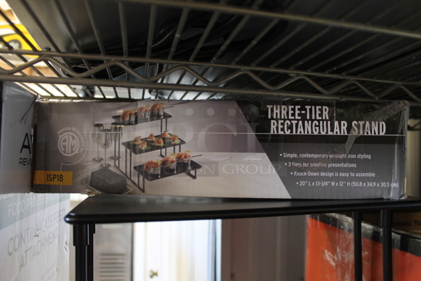 BRAND NEW SCRATCH AND DENT! Three Tier Rectangular Stand - Image 3 of 3