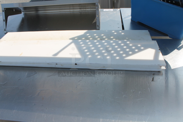 ALL ONE MONEY! Lot of Metal Shelf and Cutting Boards - Image 3 of 4