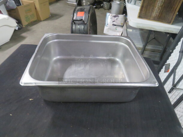 One 1/2 Size 4 Inch Hotel Pan. 