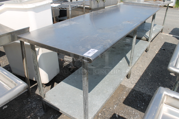 Stainless Steel Commercial Table w/ Under Shelf. - Image 1 of 5