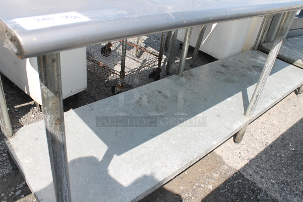 Stainless Steel Commercial Table w/ Under Shelf. - Image 4 of 5