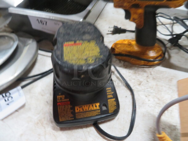 One DeWalt Cordless Drill With Battery And Charger. - Image 3 of 3