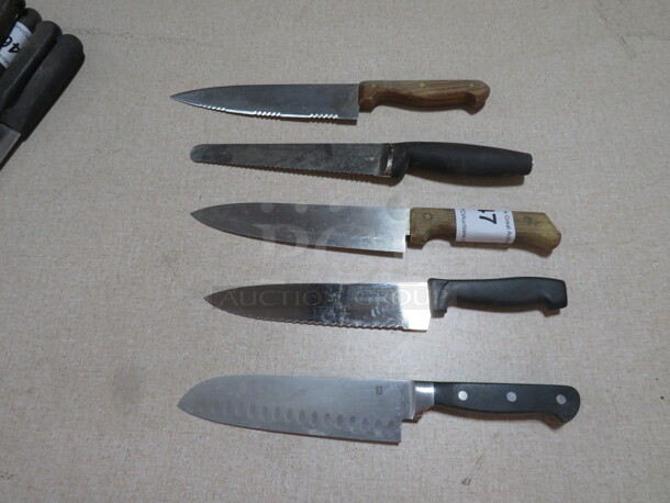 Assorted Chef Knife. 5XBID - Image 1 of 1