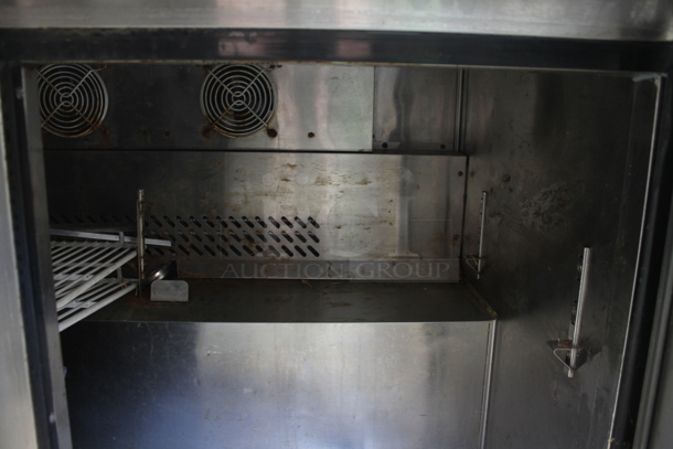 2016 Migali MSF8306 Stainless Steel Commercial Sandwich Salad Prep Table Bain Marie Mega Top. 115 Volts, 1 Phase. Tested and Powers On But Does Not Get Cold - Image 4 of 7