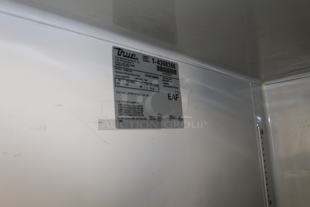 True TA3R-3S Stainless Steel Commercial 3 Door Reach In Cooler on Commercial Casters. 115 Volts, 1 Phase. Tested and Working! - Image 6 of 6