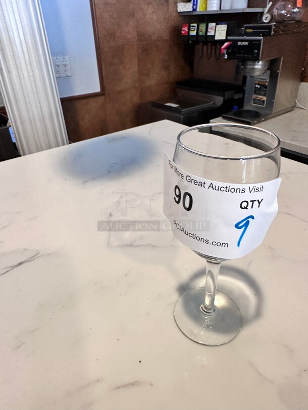 Clean! Libbey 209 10 oz Wine Glass - Safedge Rim NSF  - Image 1 of 3