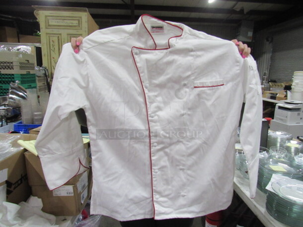 One NEW Large Uncommon Thread Chef Jacket.