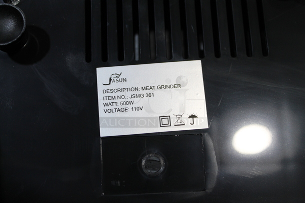 2 BRAND NEW IN BOX! Jasun JSMG 361 Metal Countertop Meat Grinder. 110 Volts, 1 Phase. 2 Times Your Bid! - Image 5 of 6