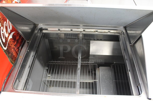 2019 Delfield 4472N-30M Stainless Steel Commercial Sandwich Salad Prep Table Bain Marie Mega Top. 115 Volts, 1 Phase. Tested and Working! - Image 3 of 10