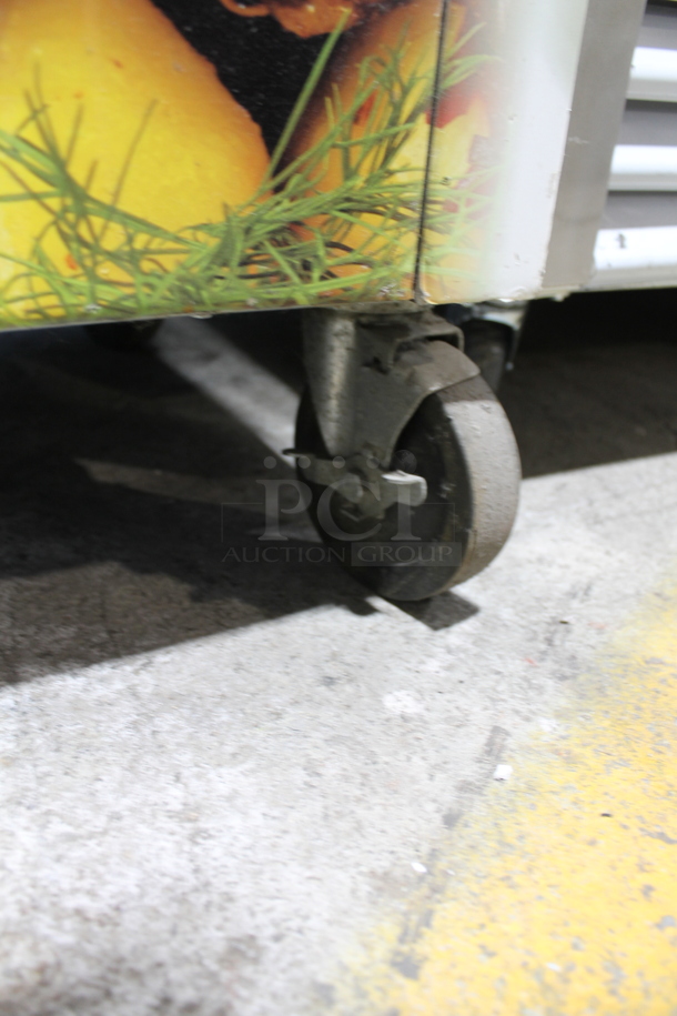 Stainless Steel Commercial Portable Warming Buffet Station w/ Sneeze Guard on Commercial Casters. Cannot Test Due To Plug Style - Image 6 of 9