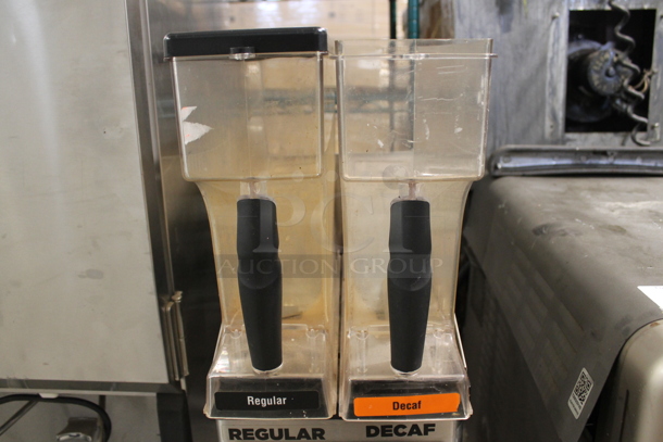 2014 Bunn MHG Stainless Steel Commercial Countertop 2 Hopper Coffee Bean Grinder. 120 Volts, 1 Phase. Tested and Working! - Image 2 of 7