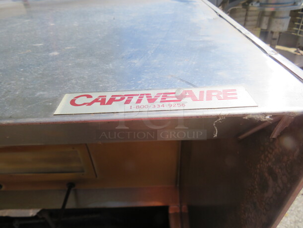 One Stainless Steel Captive Air Hood System. 84X54.5X23.5 - Image 3 of 4