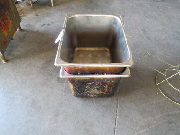 Half Size 8 Inch Deep Fryer Pan. 2XBID