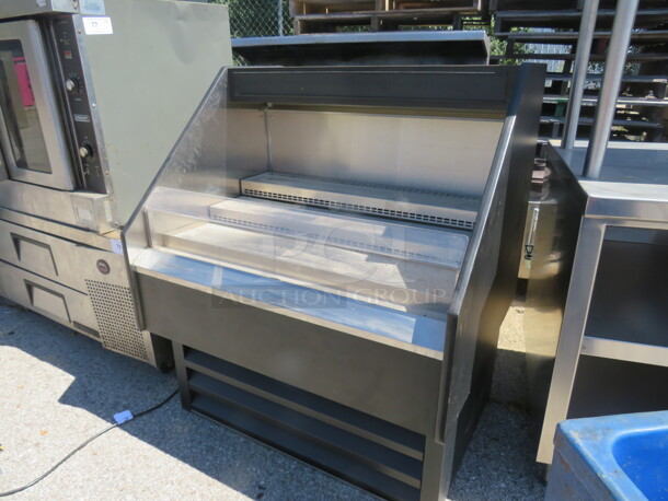 One Randell Air Curtain Grab And Go Refrigerated Display Case. Not Working. Model# SSAC-40BSC. 115 Volt. $8962.00.  40X35X47 - Image 2 of 2