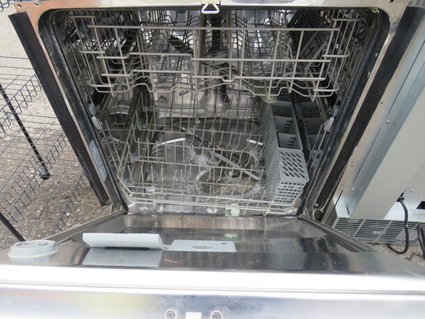 One Stainless Steel GE Household Dishwasher. Model# GLDT696DOSS. 120 Volt. 23.5X24.5X31.5 - Image 3 of 3