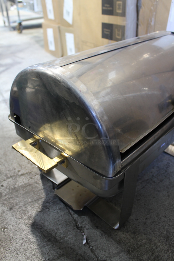 Metal Countertop Chafing Dish w/ Rolling Lid. - Image 4 of 4