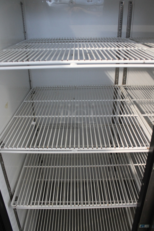2015 True TG2R-2S Stainless Steel Commercial 2 Door Reach In Cooler w/ Poly Coated Racks on Commercial Casters. 115 Volts, 1 Phase. Tested and Working! - Image 4 of 6