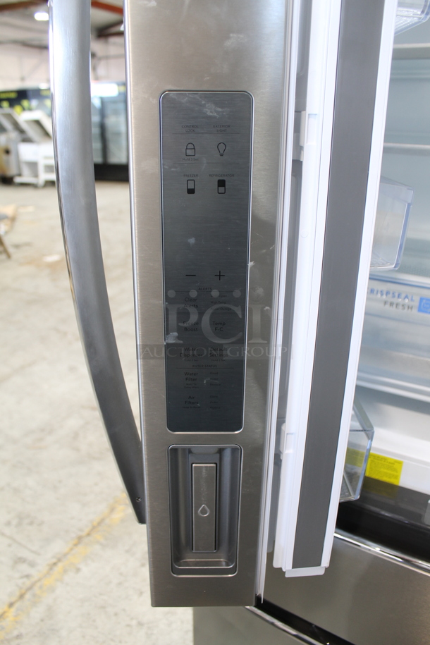 Frigidaire Stainless Steel Cooler Freezer Combo Unit. Tested and Working! - Image 6 of 10
