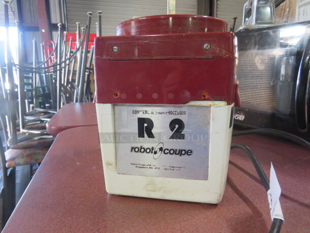 One Robot Coupe Commercial Food Processor. #R2. 115 Volt.