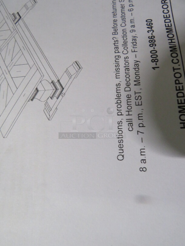 One NEW Set Of LEGS ONLY For A Eldridge Trestle Dining Table. LEGS ONLY - Image 2 of 2