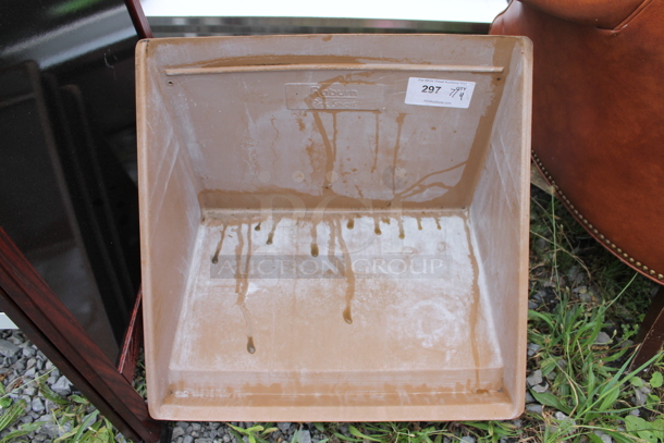 ALL ONE MONEY! Lot of 3 Brown Poly Items. - Image 1 of 3