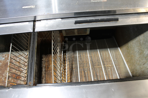 Beverage Air DW49 Stainless Steel Commercial Back Bar Bottle Cooler w/ Speedwell and 2 Sliding Lids. 115 Volts, 1 Phase. Tested and Powers On But Does Not Get Cold - Image 5 of 6