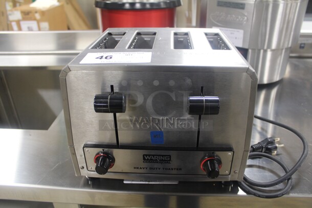 NEW! Waring Model WCT815 Commercial 4 Slot Toaster. 11x10x9. 208V/60Hz.  
