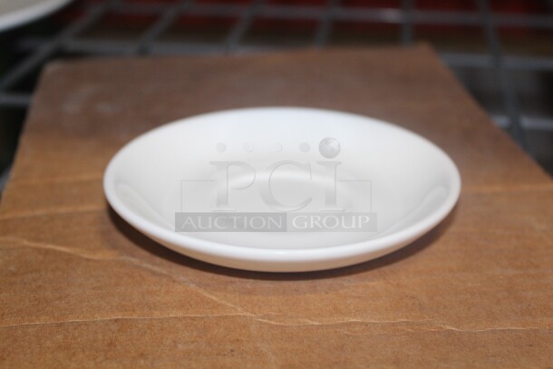 NEW IN BOX! 3 Boxes (36 count each) Tuxton Reno Espresso Saucers. 108X Your Bid!  - Image 1 of 2