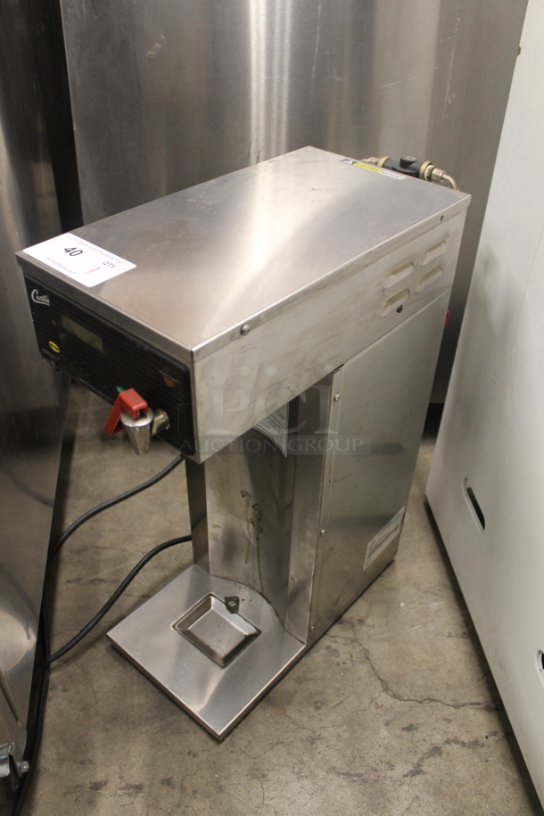 Curtis D500GT63A000 Stainless Steel Commercial Countertop Coffee Machine w/ Hot Water Dispenser. 120/220 Volts, 1 Phase.  - Image 3 of 6