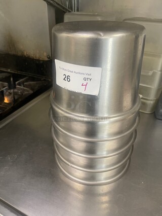 Clean! Commercial Stainless Steel Bowels NSF 9x9x8