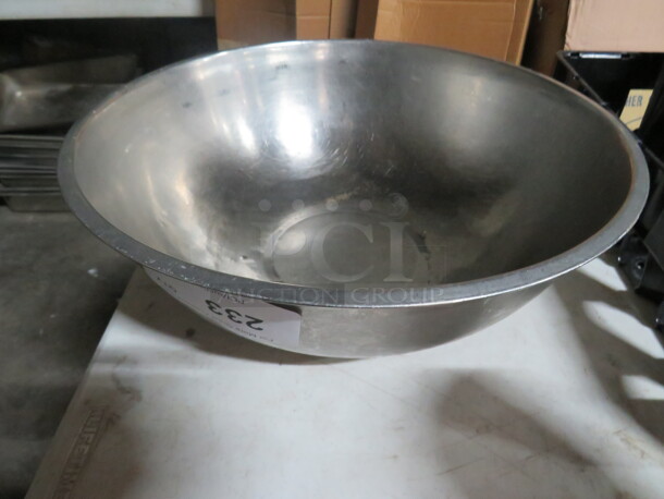 One 16 Inch Stainless Steel Mixing Bowl. - Image 1 of 1