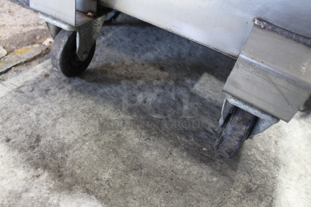 Stainless Steel Commercial Portable Oil Filter on Commercial Casters.  - Image 5 of 6