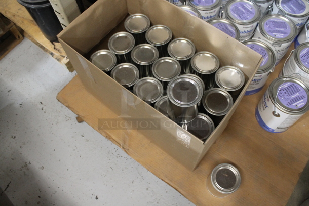 ALL ONE MONEY! THREE PALLET LOT of Various Items Including Liquid Rubber Dark Gray, and Gray Liquid Rubber. BUYER MUST REMOVE. - Image 5 of 7