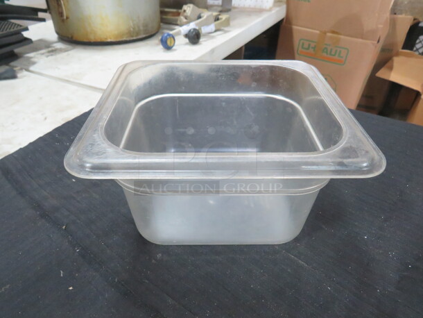 1/6 Size 4 Inch Deep Food Storage Container. 3XBID - Image 1 of 1
