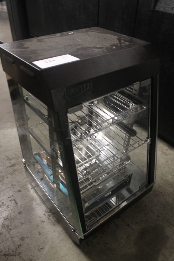 BRAND NEW SCRATCH AND DENT! Avantco 177HDC13 Metal Commercial Countertop Heated Display Case Merchandiser. 120 Volts, 1 Phase. Tested and Working! - Image 2 of 5