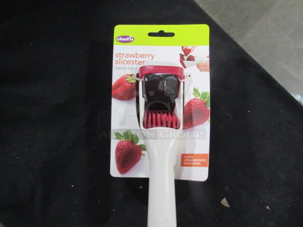 One NEW Chef N Strawberry Slicer.