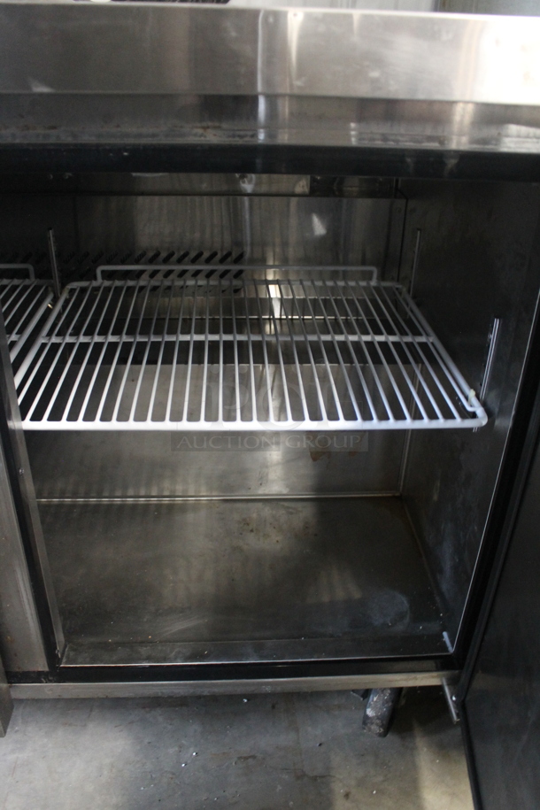 2016 Atosa AWTC48 Stainless Steel Commercial 2 Door Undercounter Cooler on Commercial Casters. 115 Volts, 1 Phase. Tested and Powers On But Does Not Get Cold - Image 4 of 5