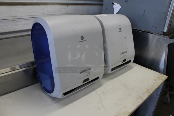 2 Georgia Pacific enMotion Wall Mount Paper Towel Dispensers. 2 Times Your Bid! - Image 2 of 5