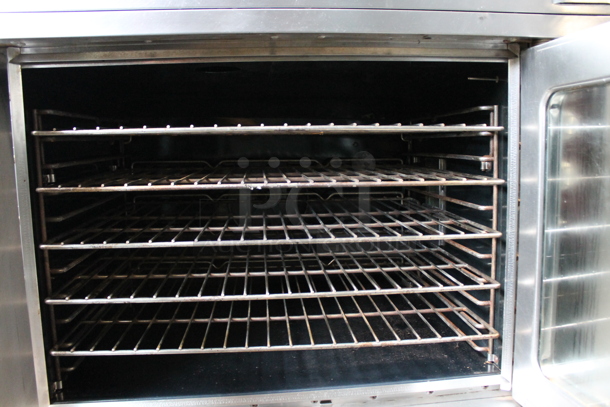 2 Southbend Marathoner Gold Stainless Steel Commercial Natural Gas Powered Full Size Convection Ovens w/ View Through Doors, Metal Oven Racks and Thermostatic Controls. 2 Times Your Bid! - Image 7 of 9