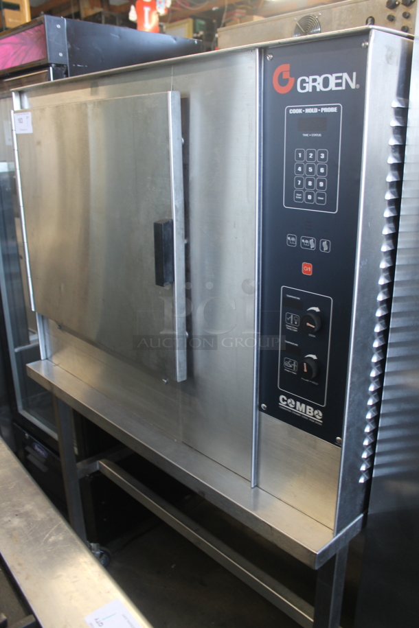 Groen CC20-E Stainless Steel Commercial Electric Powered Combination Steamer Oven on Commercial Casters. 240 Volts, 3 Phase. - Image 1 of 7
